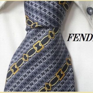 フェンディ(FENDI)の大人気★フェンディ★FENDI★【総柄】高級ネクタイ★(ネクタイ)