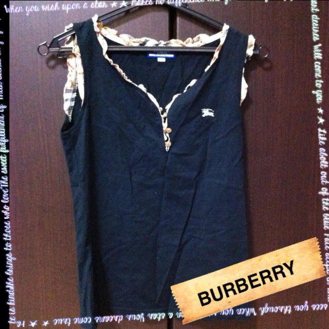 BURBERRY(バーバリー)の値下げBURBERRYフリルタンクトップ レディースのトップス(タンクトップ)の商品写真