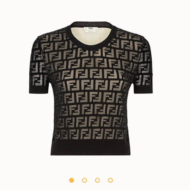 2022新入荷 FENDI - フェンディ ロゴニットトップス 36 新品同様