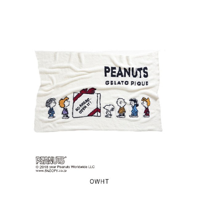 gelato pique(ジェラートピケ)の	☆PEANUTS スヌーピー ジャガードブランケット レディースのルームウェア/パジャマ(その他)の商品写真