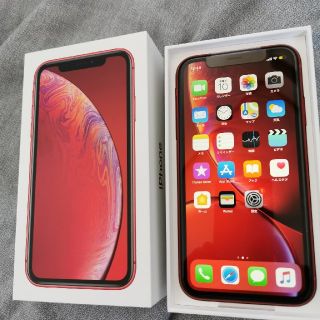 アップル(Apple)の新品　iphone　XR　プロダクトレッド(スマートフォン本体)