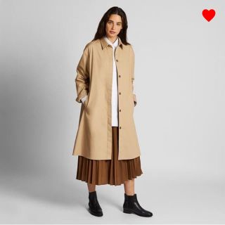 ユニクロ(UNIQLO)のUNIQLO コットンシャツコート(スプリングコート)