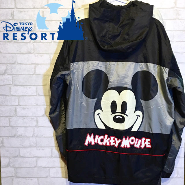 Disney(ディズニー)の【DISNEY】ミッキーアウター ジャケット ベンチコート☆Lサイズ☆ メンズのジャケット/アウター(ナイロンジャケット)の商品写真