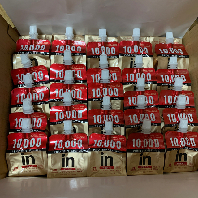 森永製菓(モリナガセイカ)の森永製菓 inゼリー プロテイン10000 食品/飲料/酒の健康食品(プロテイン)の商品写真