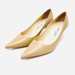 ジミーチュウ(JIMMY CHOO)のJIMMY CHOO ジミーチュウ ポインテッドトゥパンプス ベージュ(ハイヒール/パンプス)