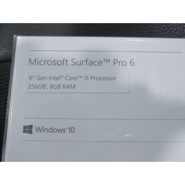 Microsoft(マイクロソフト)の人気商品　Surface Pro 6 ブラック KJT-00028 未開封 スマホ/家電/カメラのPC/タブレット(タブレット)の商品写真