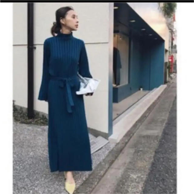 くつろぎカフェタイム 【新品•未使用】Ameri vintage ニットワンピ