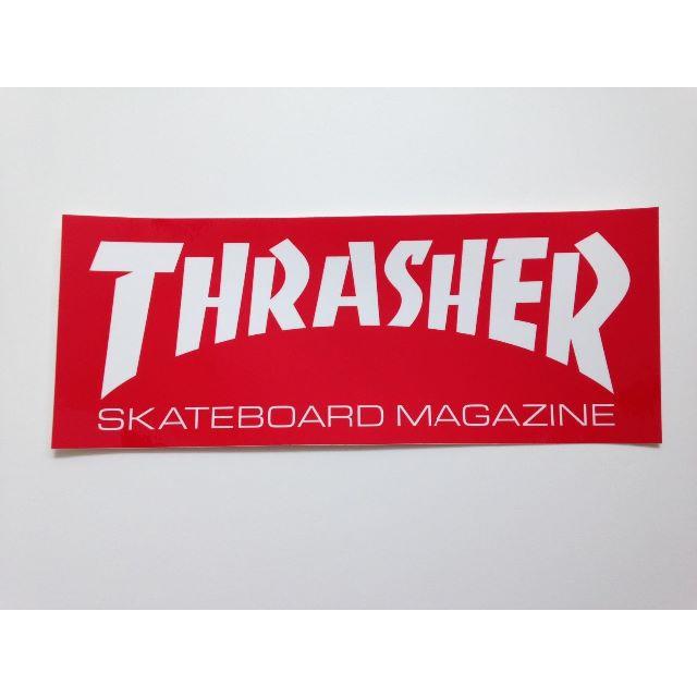 THRASHER(スラッシャー)のThrasher ステッカー レッド　携帯にも合うサイズ メンズのファッション小物(その他)の商品写真