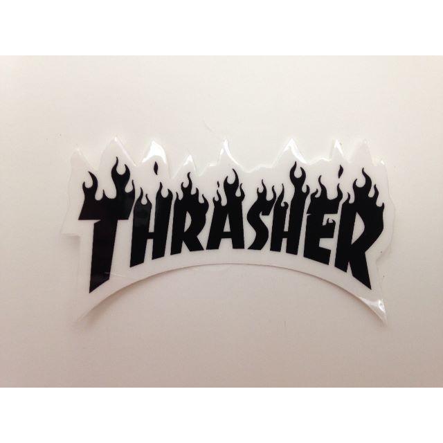 THRASHER(スラッシャー)の【THRASHER】フレームステッカー　ブラック メンズのファッション小物(その他)の商品写真