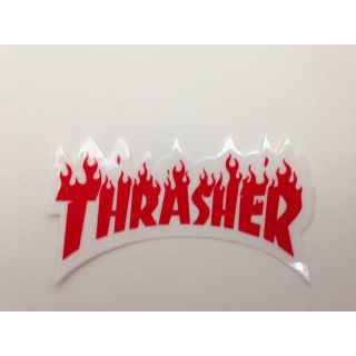 スラッシャー(THRASHER)の【THRASHER】フレームステッカー　レッド(その他)