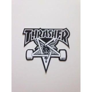 スラッシャー(THRASHER)のThrasher ステッカー　SK8Goat ブラック(その他)