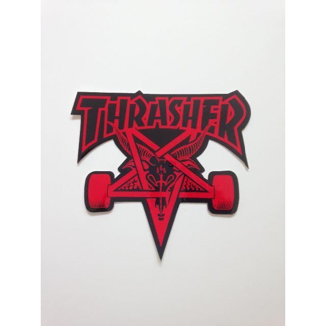 THRASHER(スラッシャー)のThrasher ステッカー　SK8Goat レッド メンズのファッション小物(その他)の商品写真