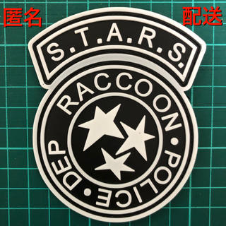 S.T.A.R.S.  RACCOON POLICE  PVCラバー 白黒2枚(個人装備)