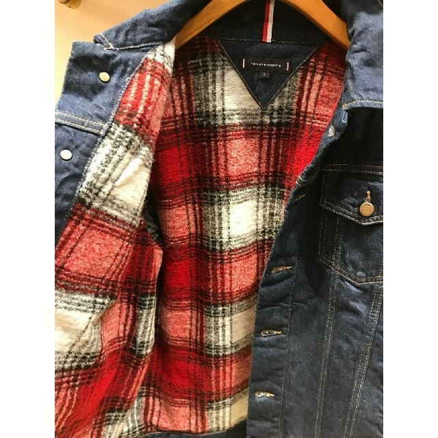 TOMMY HILFIGER(トミーヒルフィガー)の定価23000円＋税！XL新品 80s トミーヒルフィガー 暖か裏地付 Ｇジャン メンズのジャケット/アウター(Gジャン/デニムジャケット)の商品写真