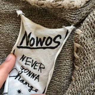 ファビアンルー(Fabiane Roux)のnowos シルクリネンニットチュニック(ニット/セーター)