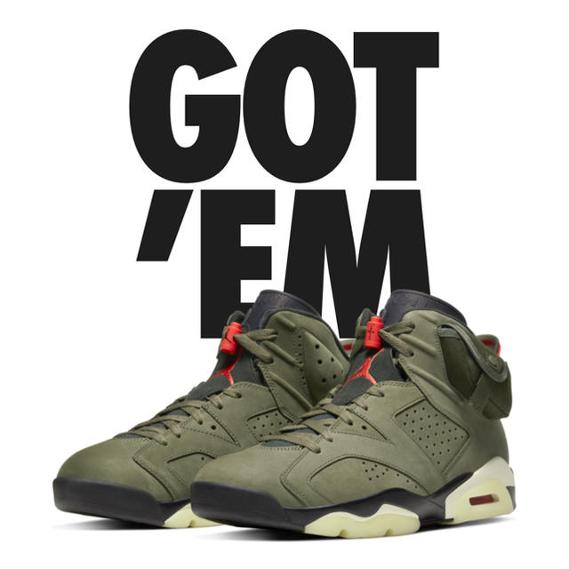 NIKE air jordan6 travis scott 23センチ