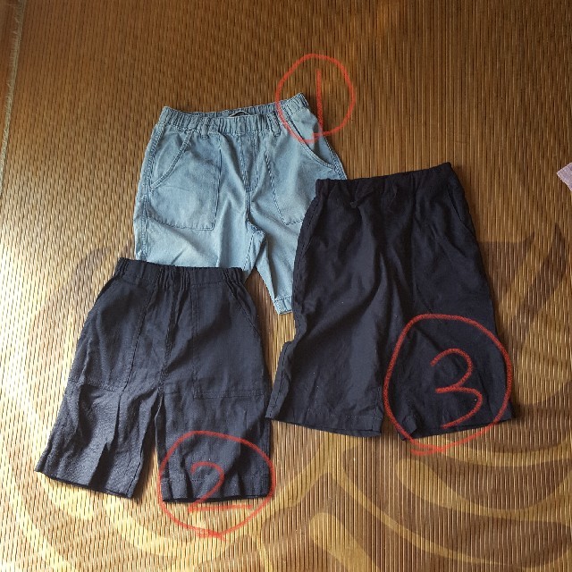 150半ズボンセット キッズ/ベビー/マタニティのキッズ服男の子用(90cm~)(パンツ/スパッツ)の商品写真