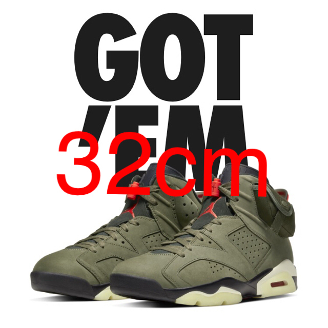 NIKE AIR JORDAN 6 TRAVIS SCOTT 32センチ