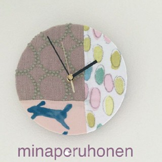 ミナペルホネン(mina perhonen)のミナペルホネンパッチワーク時計(その他)