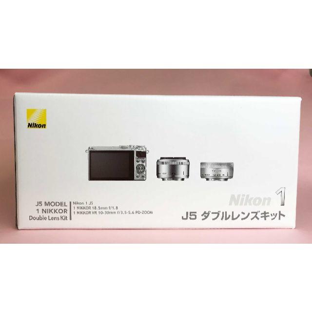 【新品未開封】ニコン　Nikon 1 J5 ダブルレンズキット　シルバー