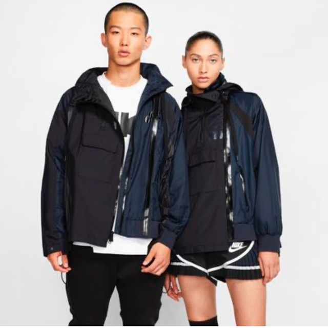 ジャケット/アウターsacai nike ダブルジップjkt ブラック M