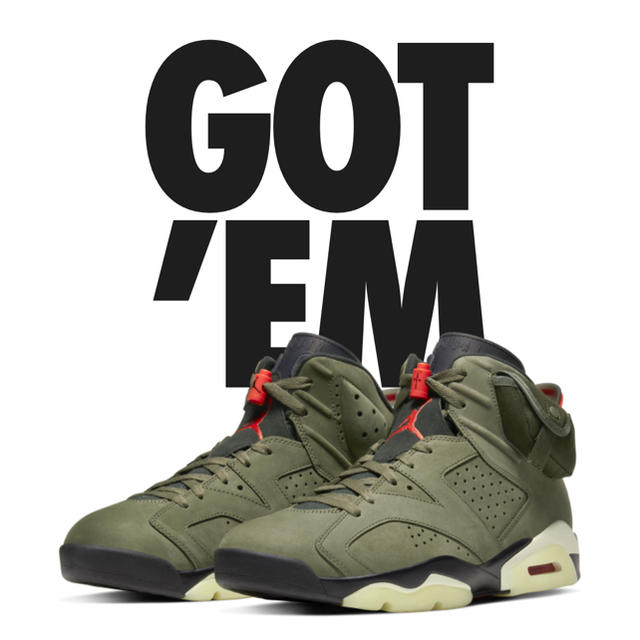 靴/シューズtravis scott air jordan6 29cm