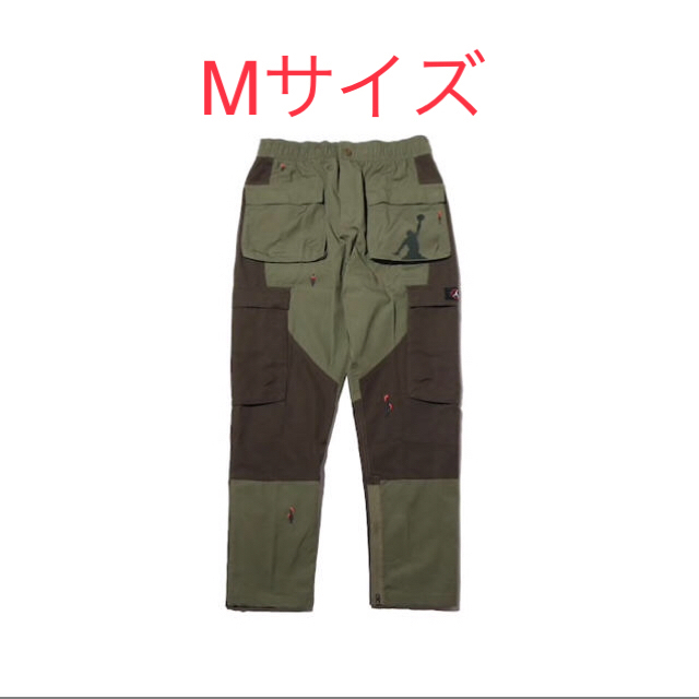Travis Scott Jordan カーゴ パンツ オリーブ Mサイズ