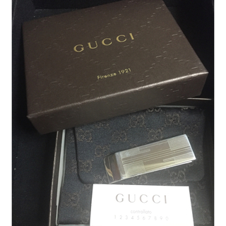 グッチ(Gucci)の美品 GUCCI  Gロゴ マネークリップ SV925(マネークリップ)
