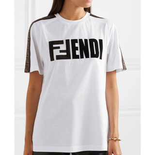 フェンディ(FENDI)の FENDI フェンディ ロゴ Tシャツ(Tシャツ(半袖/袖なし))