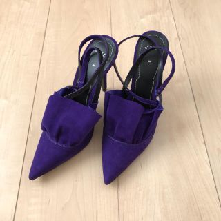 ザラ(ZARA)の【新品】ZARA◆アンクルストラップ付きパンプス(ミュール)