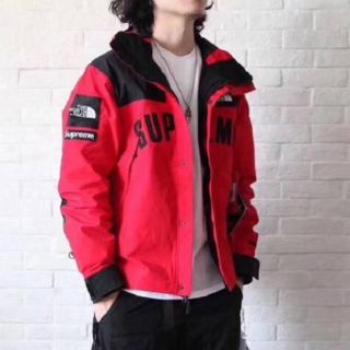 (L)Supreme North Face Arc Logoマウンテインパーカ