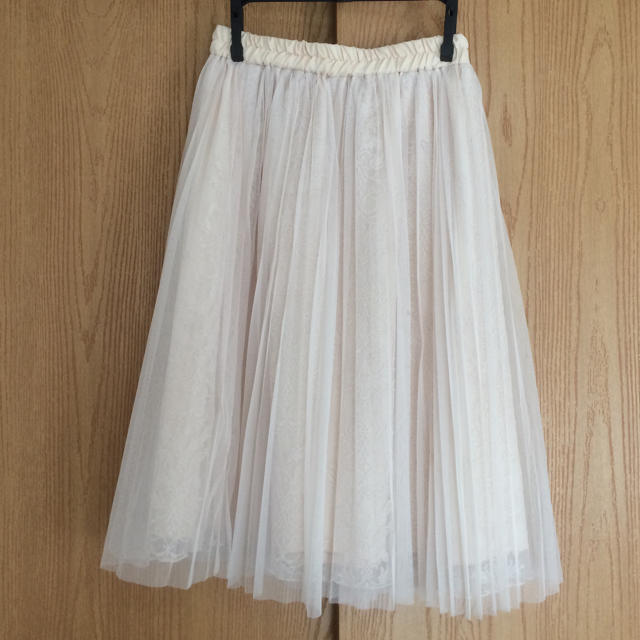 axes femme(アクシーズファム)の膝丈チュールスカート レディースのスカート(ひざ丈スカート)の商品写真
