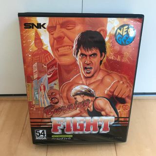 ネオジオ(NEOGEO)のイッチー様専用ネオジオ　SNK バーニングファイト　ロムソフト(家庭用ゲームソフト)