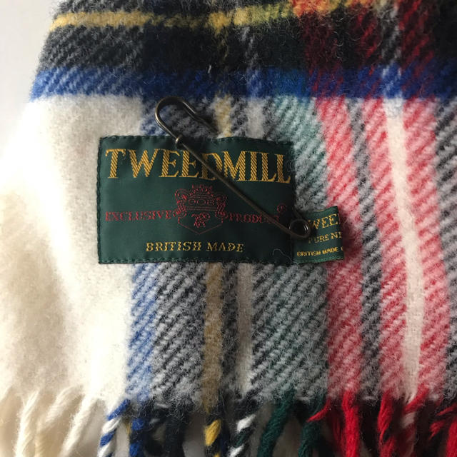 TWEEDMILL(ツイードミル)のviolet様専用★ツイードミル★大判チェックストール レディースのファッション小物(ストール/パシュミナ)の商品写真