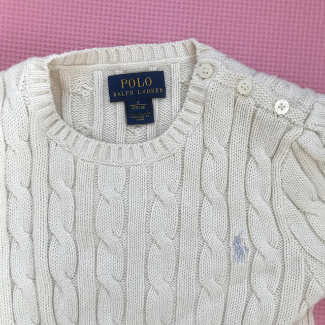 POLO RALPH LAUREN(ポロラルフローレン)のRalph Lauren キッズ キッズ/ベビー/マタニティのキッズ服女の子用(90cm~)(ニット)の商品写真