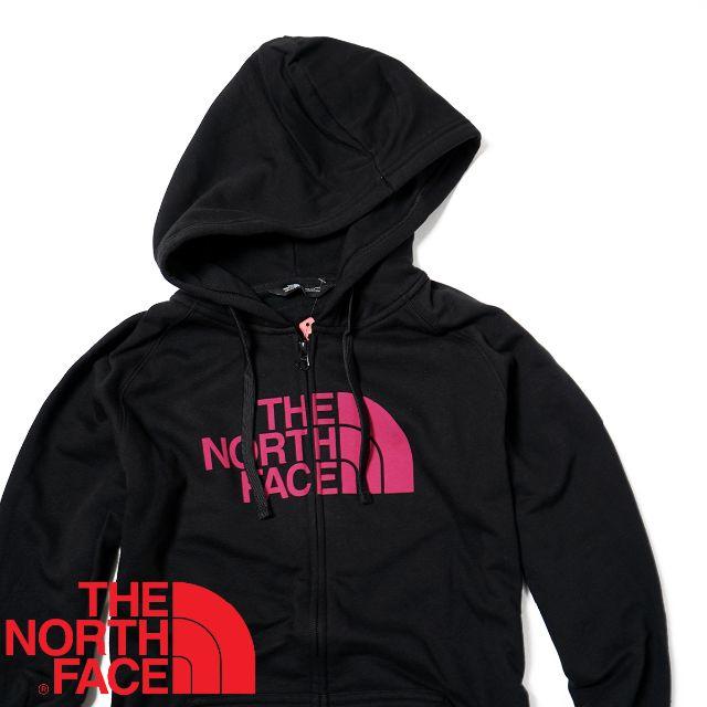 THE NORTH FACE(ザノースフェイス)のノースフェイス ★ XS レディース ブラックピンク パーカー 海外限定 レディースのトップス(パーカー)の商品写真