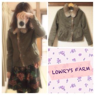 ローリーズファーム(LOWRYS FARM)の【再出品】2WAYミリタリーブルゾン(ミリタリージャケット)