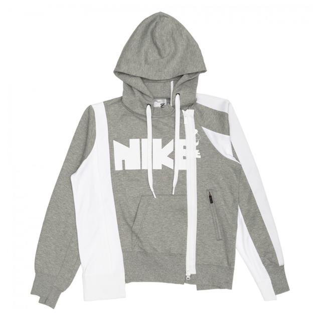 XL Nike Sacai Double Zip Hoodie Grey サカイ