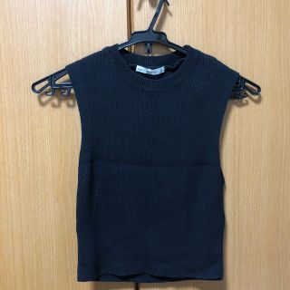 ザラ(ZARA)の18 ZARA ブラックニット(ニット/セーター)