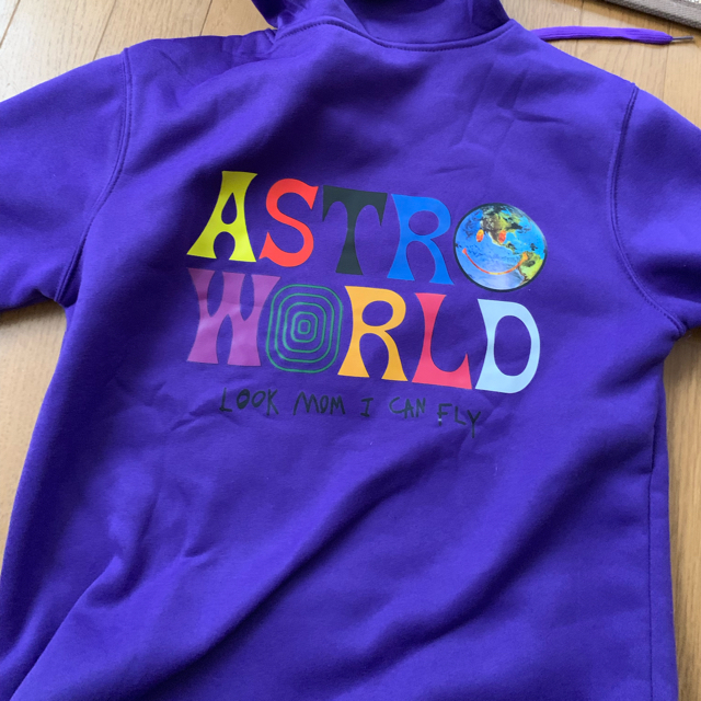 NIKE(ナイキ)のastroworld hoodie travis scott サイズS 紫 メンズのトップス(パーカー)の商品写真