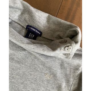 ギャップキッズ(GAP Kids)のギャップキッズ　120 グレーハイネック　ストレッチ(Tシャツ/カットソー)