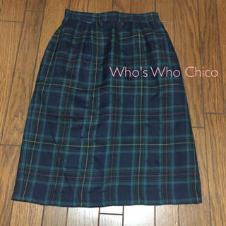 フーズフーチコ(who's who Chico)のタイトスカート(ひざ丈スカート)
