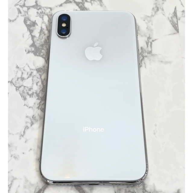 iPhone X Silver 64 GB au SIMフリー 【国内即発送】 51.0%OFF www