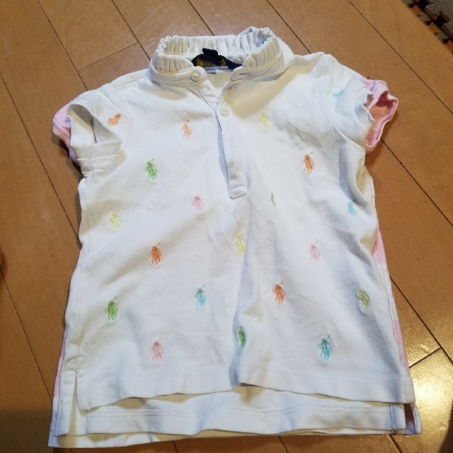 POLO RALPH LAUREN(ポロラルフローレン)のポロ　ラルフローレン　フリルポロシャツ キッズ/ベビー/マタニティのキッズ服女の子用(90cm~)(Tシャツ/カットソー)の商品写真