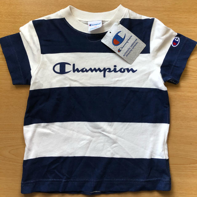 Champion(チャンピオン)の【champion】新品未使用　Tシャツ・ポロシャツ　110cm 2枚セット キッズ/ベビー/マタニティのキッズ服男の子用(90cm~)(Tシャツ/カットソー)の商品写真