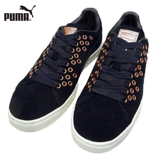 PUMA(プーマ)の【大特価】新品！入手困難 PUMA スウェード レース スタッズ スニーカー レディースの靴/シューズ(スニーカー)の商品写真