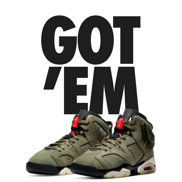 23.0cm travis scott air jordan 6