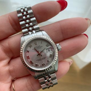 ロレックス(ROLEX)のロレックス オイスターパーペチュアル デイトジャスト  レディース(腕時計)