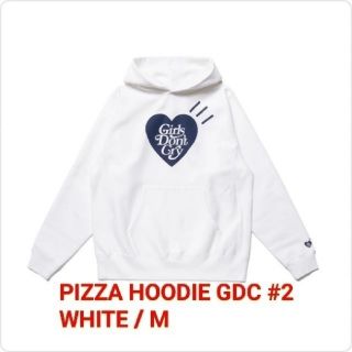 ジーディーシー(GDC)のGDC PIZZA HOODIE GDC #2 WHITE / M ⑤(パーカー)