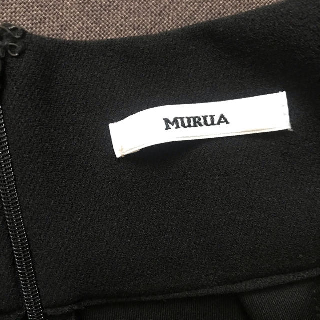 MURUA(ムルーア)のMURUA ベルテット　ペンシルスカート　ブラック レディースのスカート(ロングスカート)の商品写真